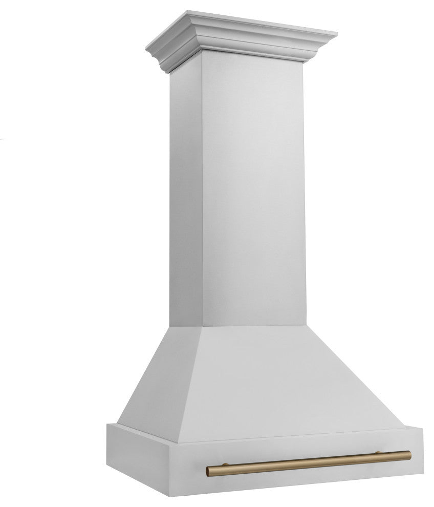 ZLINE 30" Stainless Steel Hood With Stainless Steel Shell, 8654STZ-30-CB