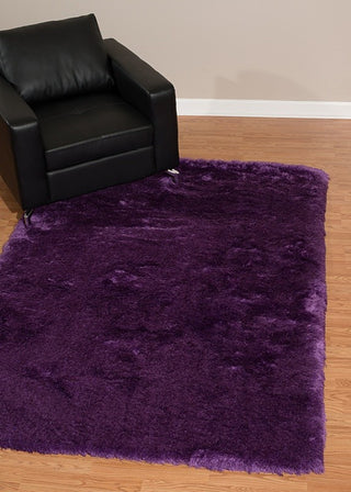 United Weavers Bliss Nubia Shag Rug, Purple (2300-00117), 7'10"x10'6"