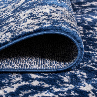 Soleiman Modern Persian Area Rug, Navy, 2'x10'