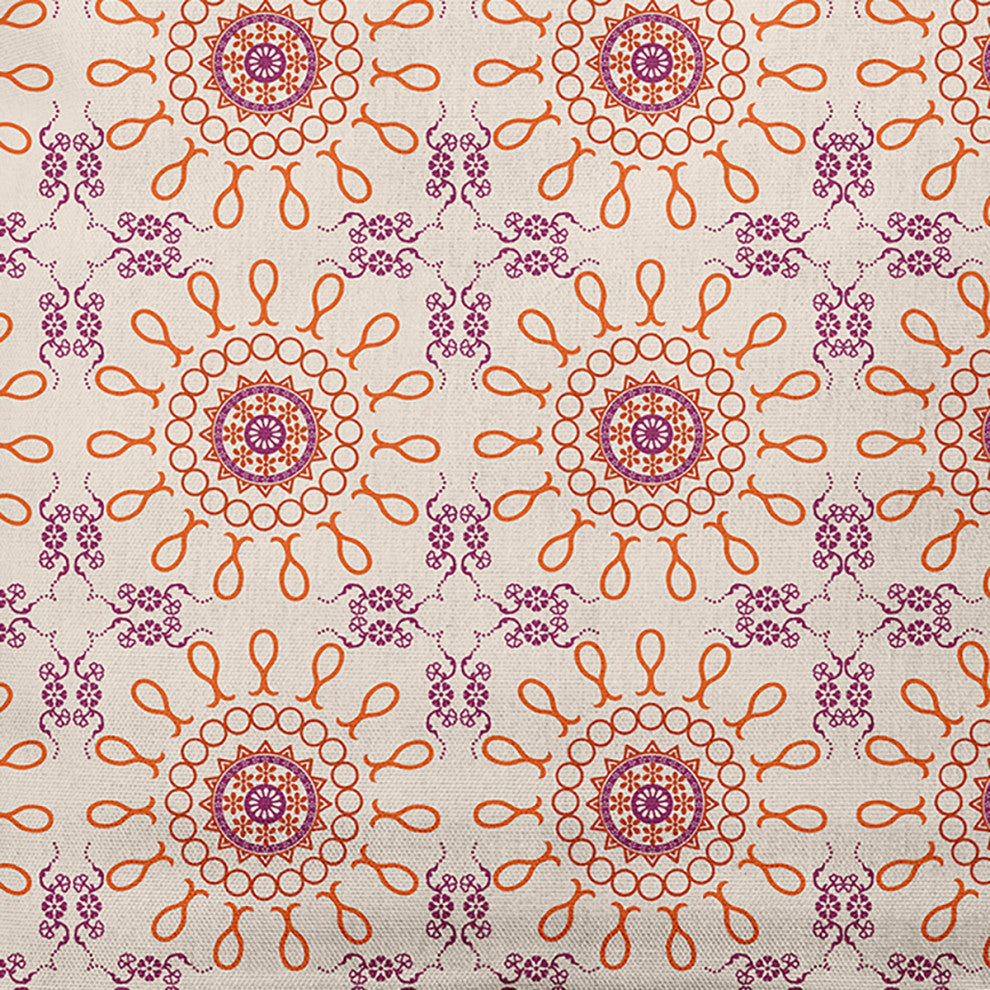 26" x 26" Sun Tile Decorative Throw Pillow, Sienna