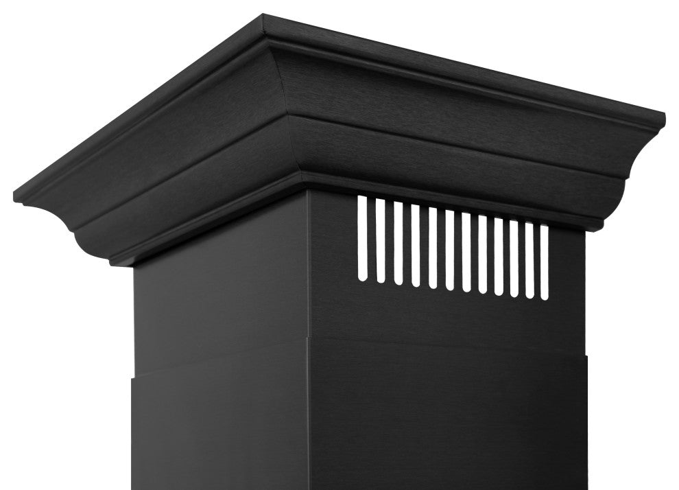 ZLINE 36" Convertible Vent Wall Mount Hood in Black Stainless (BSKBNCRN-36)