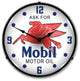 1304436 Mobil Oil Clock