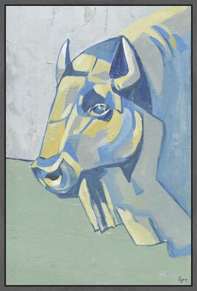 "On a Mission" Floater Framed Painting Print on Canvas, 30"x45"
