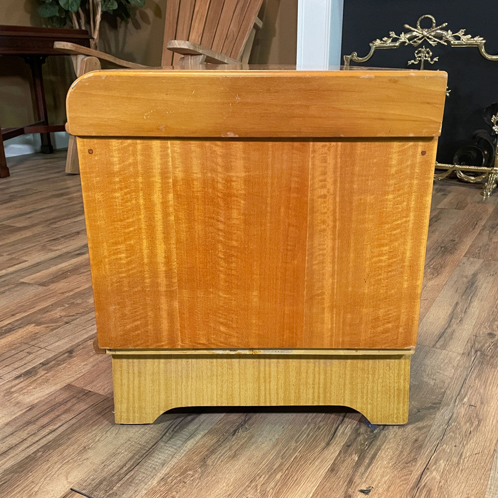 NVIN0387 Vintage Satinwood Blanket Chest