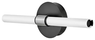 Lark Kai 16.75" Medium LED Bath Bar Vanity Fixture, Black + Chrome