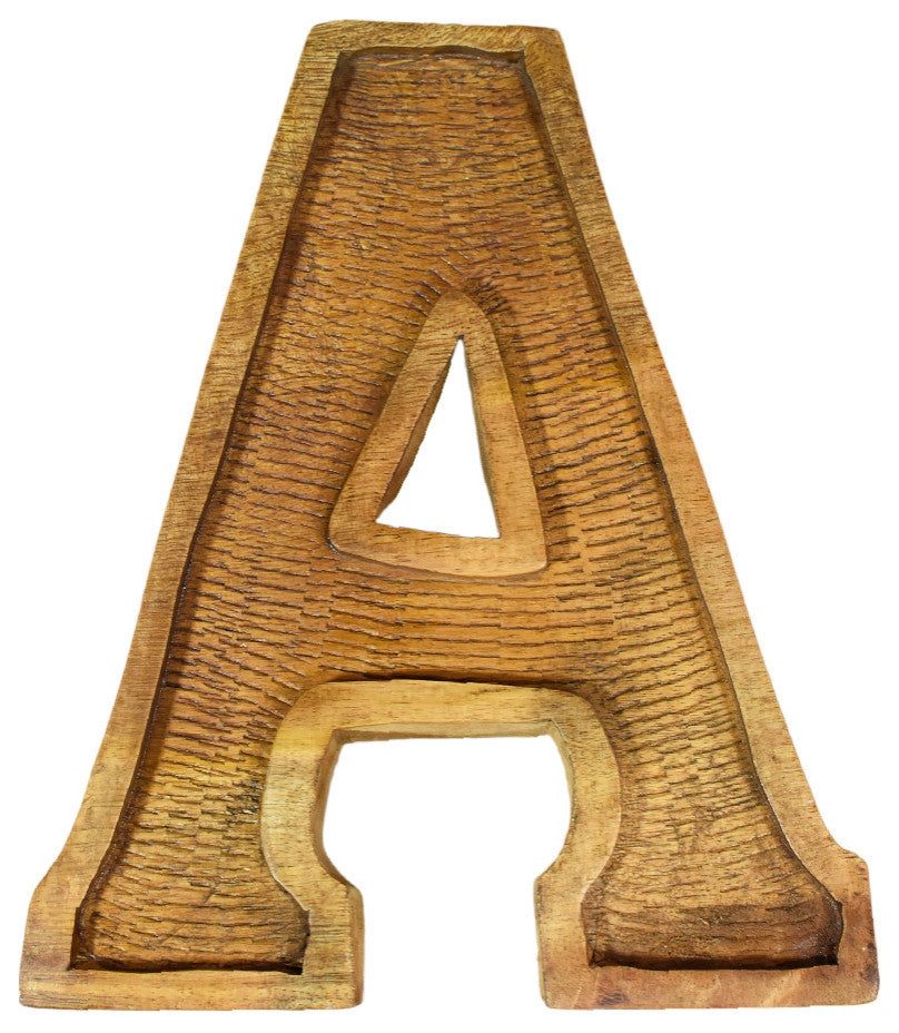 Handmade Eco-Friendly Wall Dï¿½cor "S" Alphabet Letter Block, 1.3x7.7x6.5