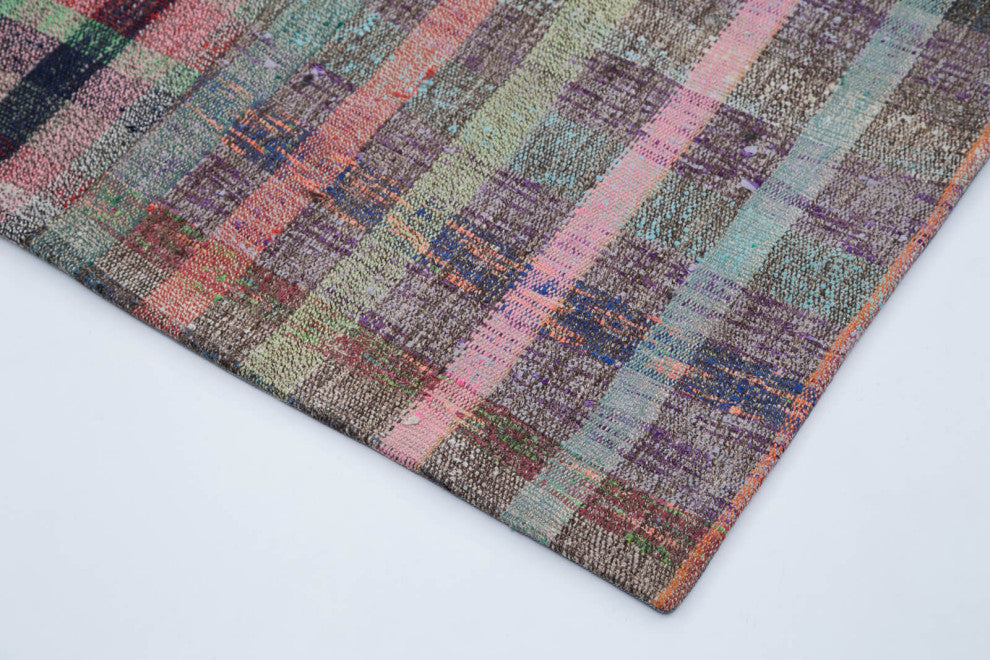 Rug N Carpet - Handmade Anatolian 6' 8'' x 9' 10'' Tribal Patchwork Kilim Rug