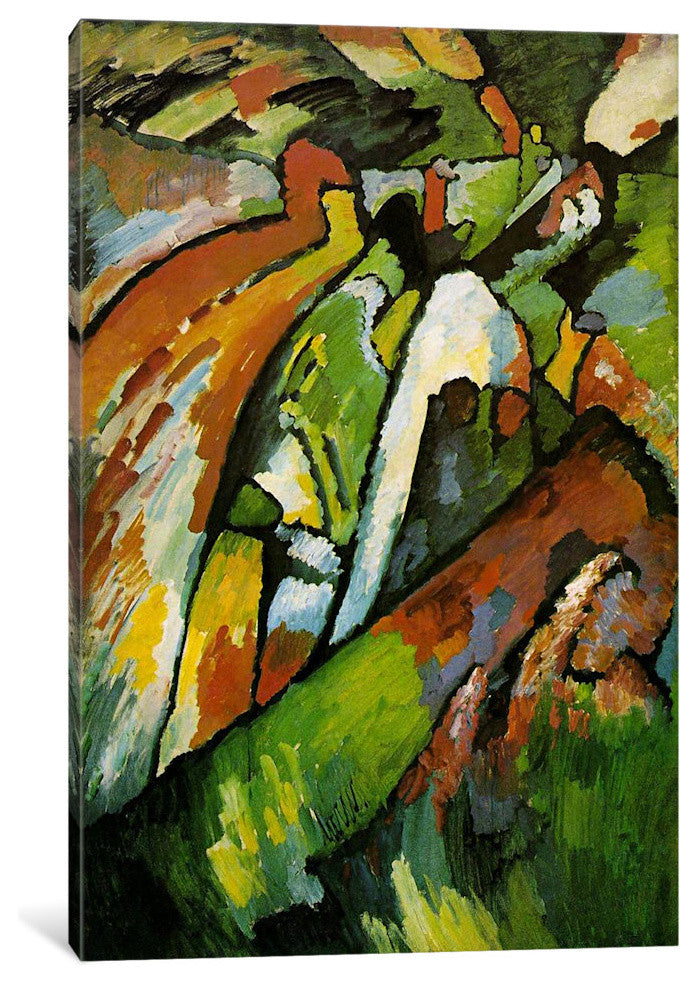 "Improvisation 7" Wrapped Canvas Art Print, 26x18x1.5