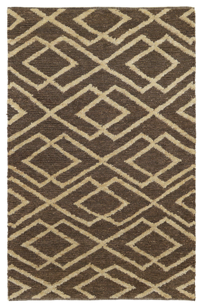 Classic Home Soumak Aura Chocolate/Bleach Rug, 8'x10'
