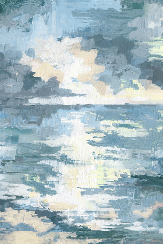 "Tainted Sunset" Painting Print on Wrapped Canvas, 20"x30"