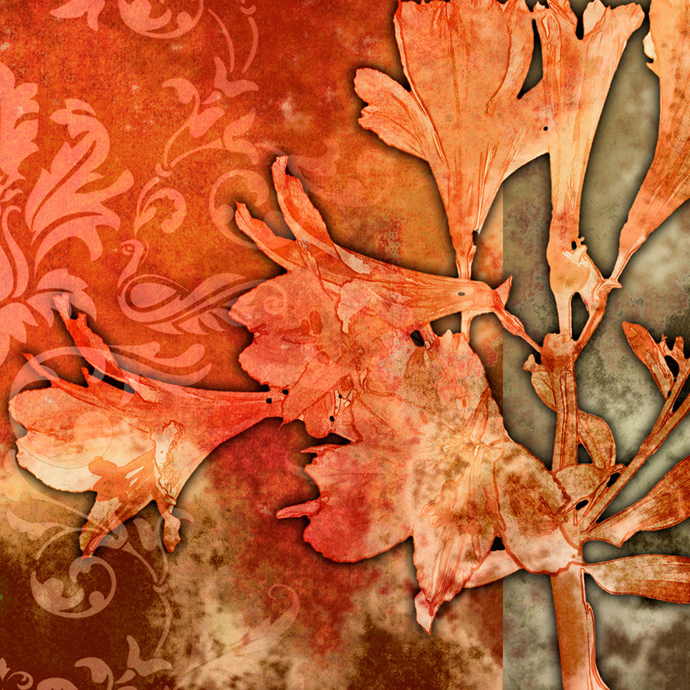 "Flower Fire" Paper, 32"x48"
