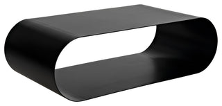 Hera Coffee Table, Black Metal