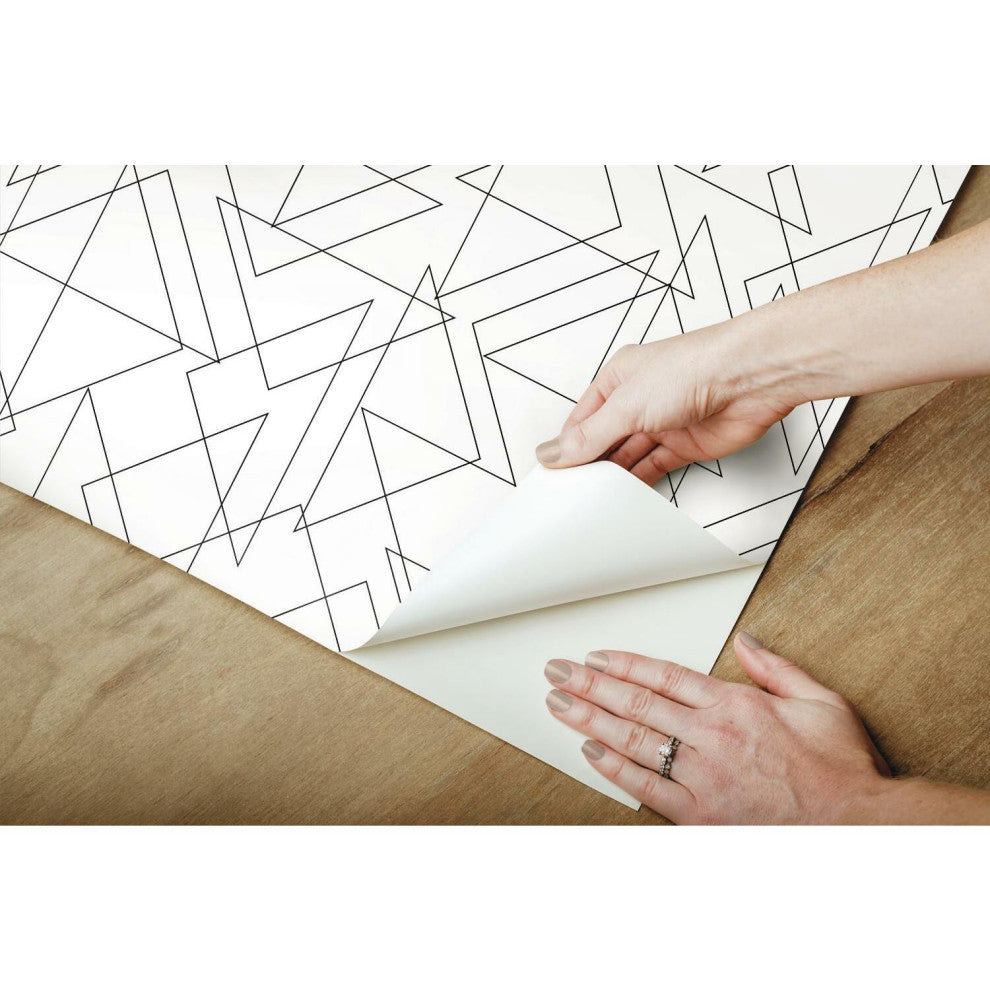 Triangulation Peel and Stick Wallpaper