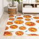 Aranciata Citrus Slice High-Low Indoor/Outdoor Area Rug, Orange/Cream, 3 X 5