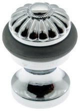 Genuine Solid Brass Melon Bullet Door Bumper/Stop, Polished Chrome