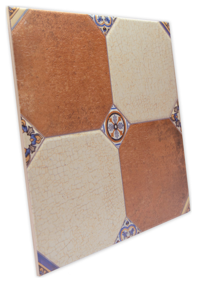 Manises Porcelain Floor and Wall Tile, White