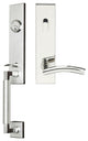Brussels Lever, Tubular Entry Handleset, LHR, Polished Stainless Steel