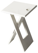 Butler Hammond White Folding Table