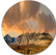 Sierra Nevada Mountain, Landscape Round Wall Art, 11"