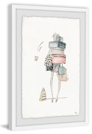 "Adventures Feels" Framed Painting Print, 12"x18"