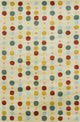 Allie Geometric Circles Contemporary Area Rug