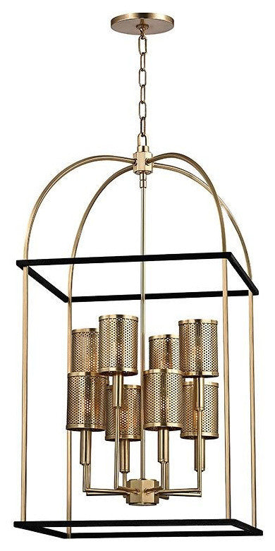 Hudson Valley 4819-AGB, 8 Light Pendant