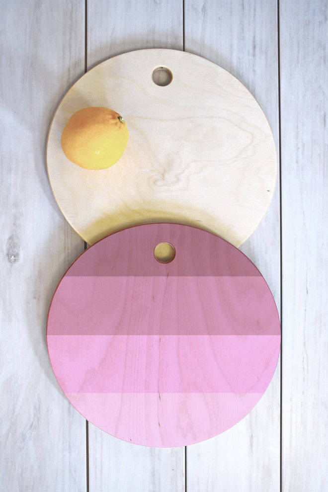Shannon Clark Lavender Ombre Cutting Board, 11.5"x11.5"