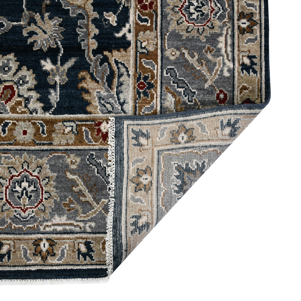 Bristol Krisha Area Rug, Blue, 10' x 14', Bordered