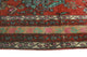 Fine Vintage Distressed Haideh Rust/Turquoise Rug, 3'1x5'1