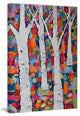 "Indian Summer" Painting Print on Wrapped Canvas, 12"x18"