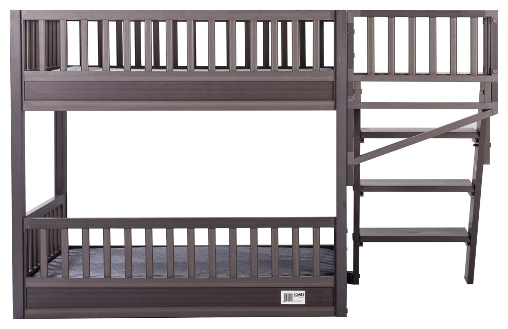ECOFLEX Aspen Dog Bunk Bed With Removable Cushions, Gray