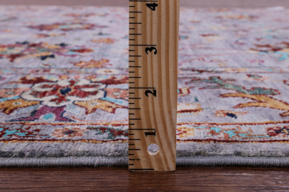 Hand Knotted Persian Tabriz Wool Rug 5' 0" X 6' 7" Q11285
