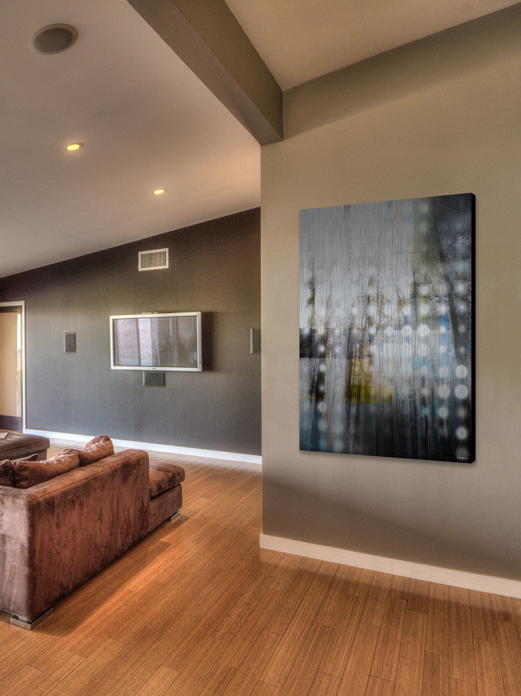 "Sky is the Limit" UV Ink Print on Brushed  Aluminum, 24"x36"