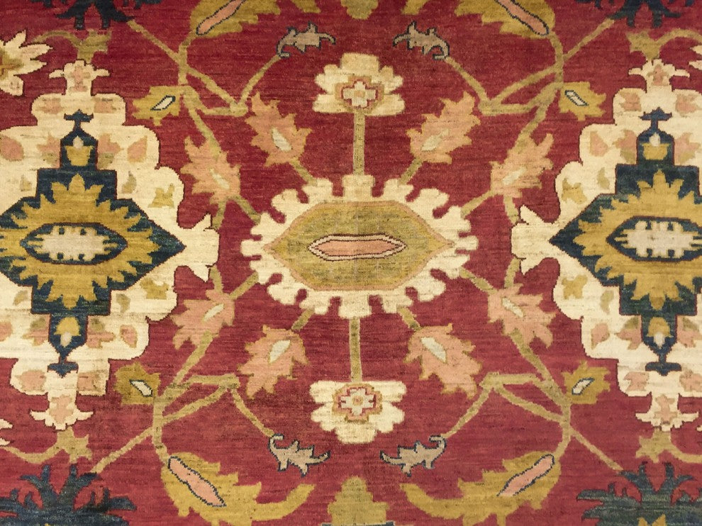 Peshawar Rue Rust Rug, 8'11x12'0