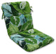 Outdoor/Indoor Lush Leaf Jungle Rounded Corners Chair Cushion
