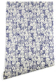 Deny Designs Sharon Turner Just Alpacas Indigo Wallpaper, Blue, 2'x10'