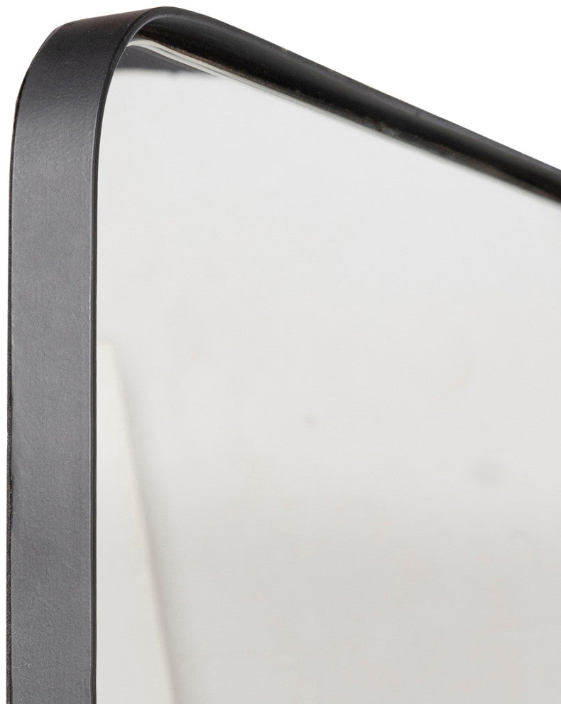 Surya Obsidian Mirror 37"H X 19"W X 5"D