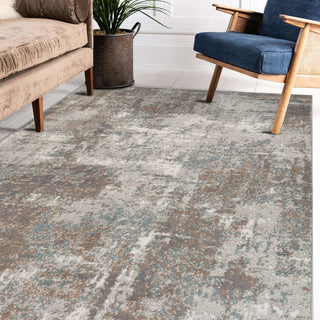Alpine Bella Area Rug, Brown, 1'10" x 2'11", Abstract