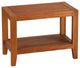 Bare Decor Serenity Spa 24" Bench With Shelf, Solid Teak Wood