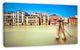 Traditional Buildings of Venice, Landscape Canvas Wall Art, 32"x16"
