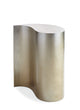 End Quote Gold Leaf Accent Table