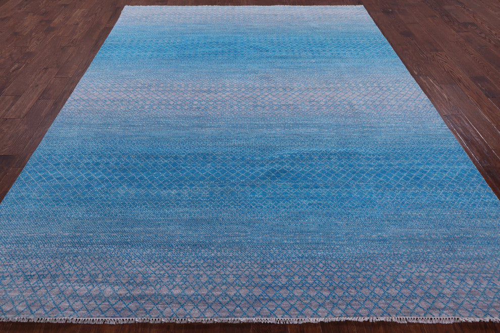 Savannah Grass Handmade Wool Rug 8' 0" X 10' 2" - Q13237
