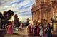 Anselm Friedrich Feuerbach Garten des Ariost, 18"x27" Gallery Wrapped Canvas