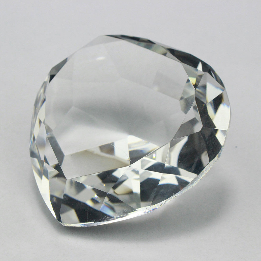Optical crystal Heart Shaped Paperweight