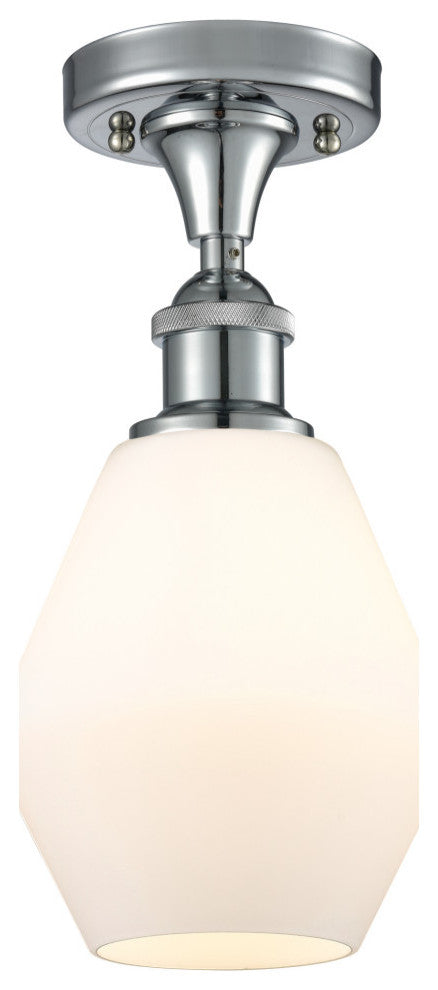 Innovations 516-1C-PC-G651-6-LED 1-Light Semi-Flush Mount, Polished Chrome