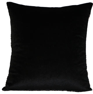 Velvet Geometric Pattern Decorative Throw Pillow, Amethyst Stripes, 20"x20"