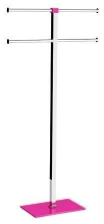 Nameeks RA31 Gedy Floor Standing Towel Stand - Fuchsia