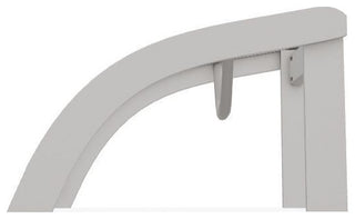 Adirondack Sling Outdoor Ottoman, Brooks/Warm Gray