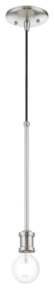 Lansdale 1 Light Brushed Nickel Single Pendant
