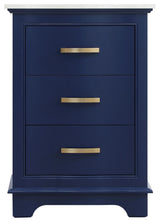 Home Living Knox 24" Single Bathroom Vanity, Blue